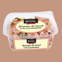 Museau de bœuf à la Lyonnaise 