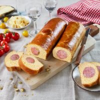 Brioché au véritable saucisson cuit de Lyon - Apéritif
