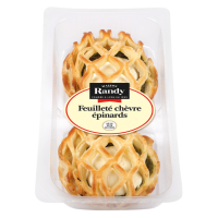 Feuilleté Chèvre-Epinards