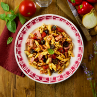 Salade Provençale aux Penne, Tomates et Jambon