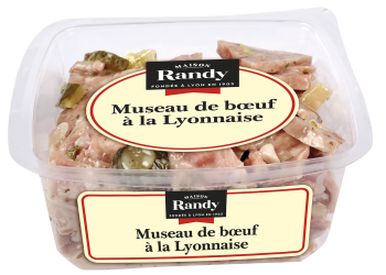 Museau de bœuf à la Lyonnaise 