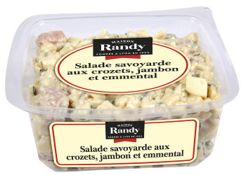 Salade Savoyarde aux crozets, jambon et emmental 