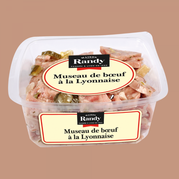 Museau de bœuf à la Lyonnaise 