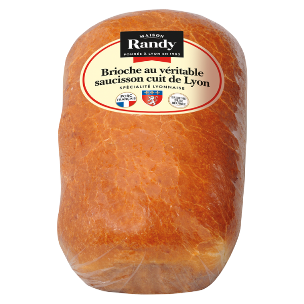 Brioché au véritable saucisson cuit de Lyon