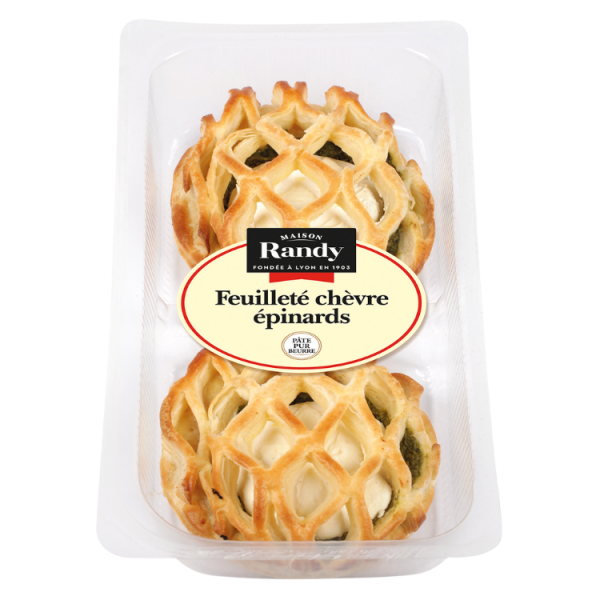 Feuilleté Chèvre-Epinards