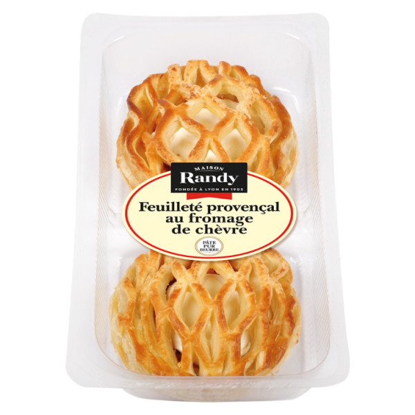 Feuilleté Provençal au fromage de chèvre
