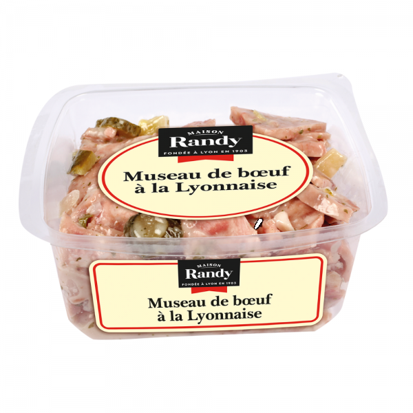 Museau de bœuf à la Lyonnaise 