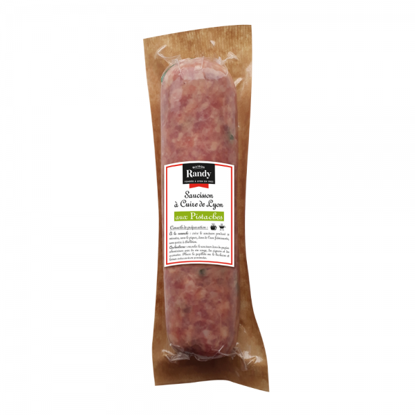 Saucisson à cuire de Lyon - Pistaché 
