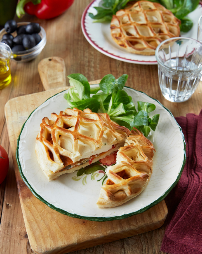 Feuilleté Provençal au fromage de chèvre