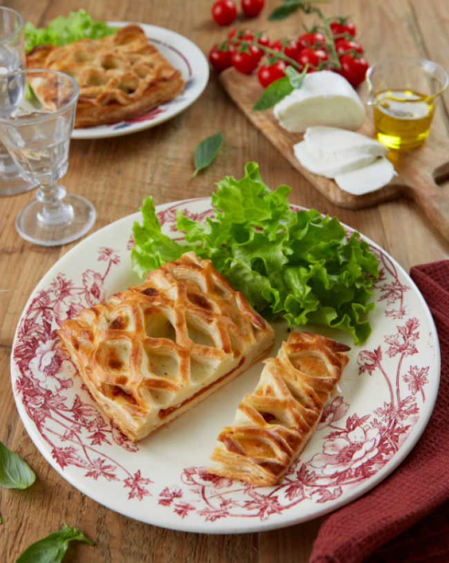 Feuilleté Tomate - Mozzarella